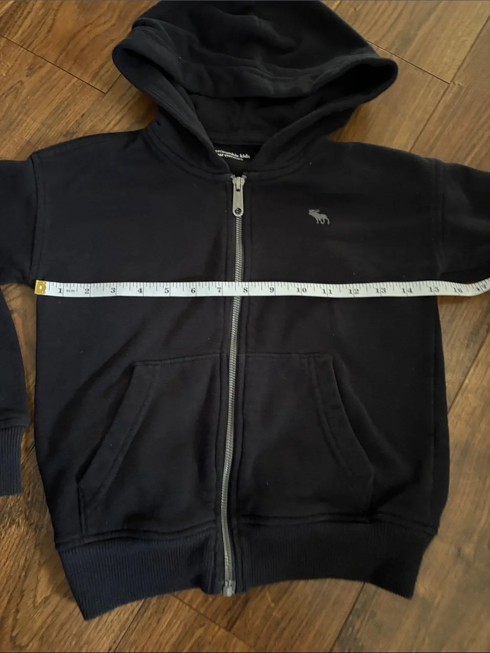 abercrombie kids Black Hooded Zip Sweatshirt